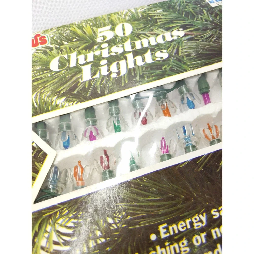 vtg Tulip Petal Reflector Miniature Lights 6 Sets of 50 300 total Mixed Brands